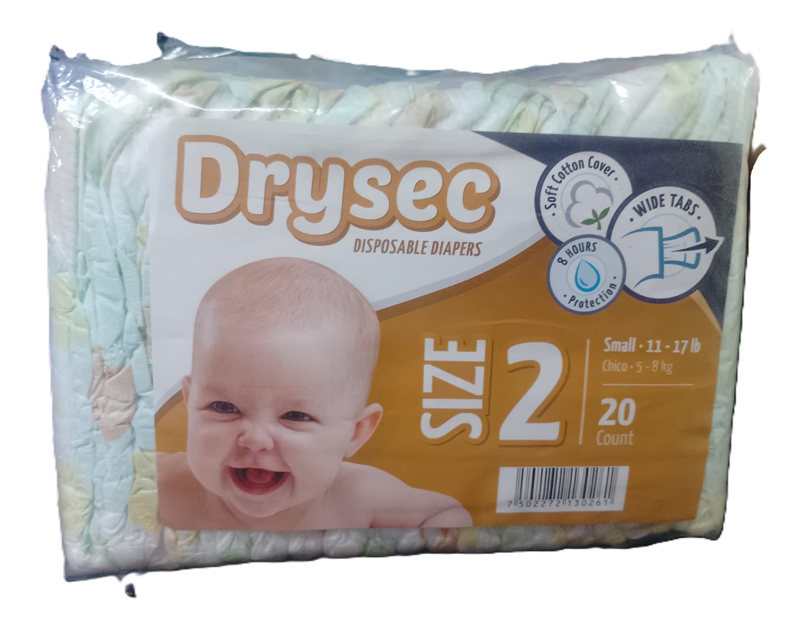 Drysec Disposable Diapers Talla 2 20 pañales